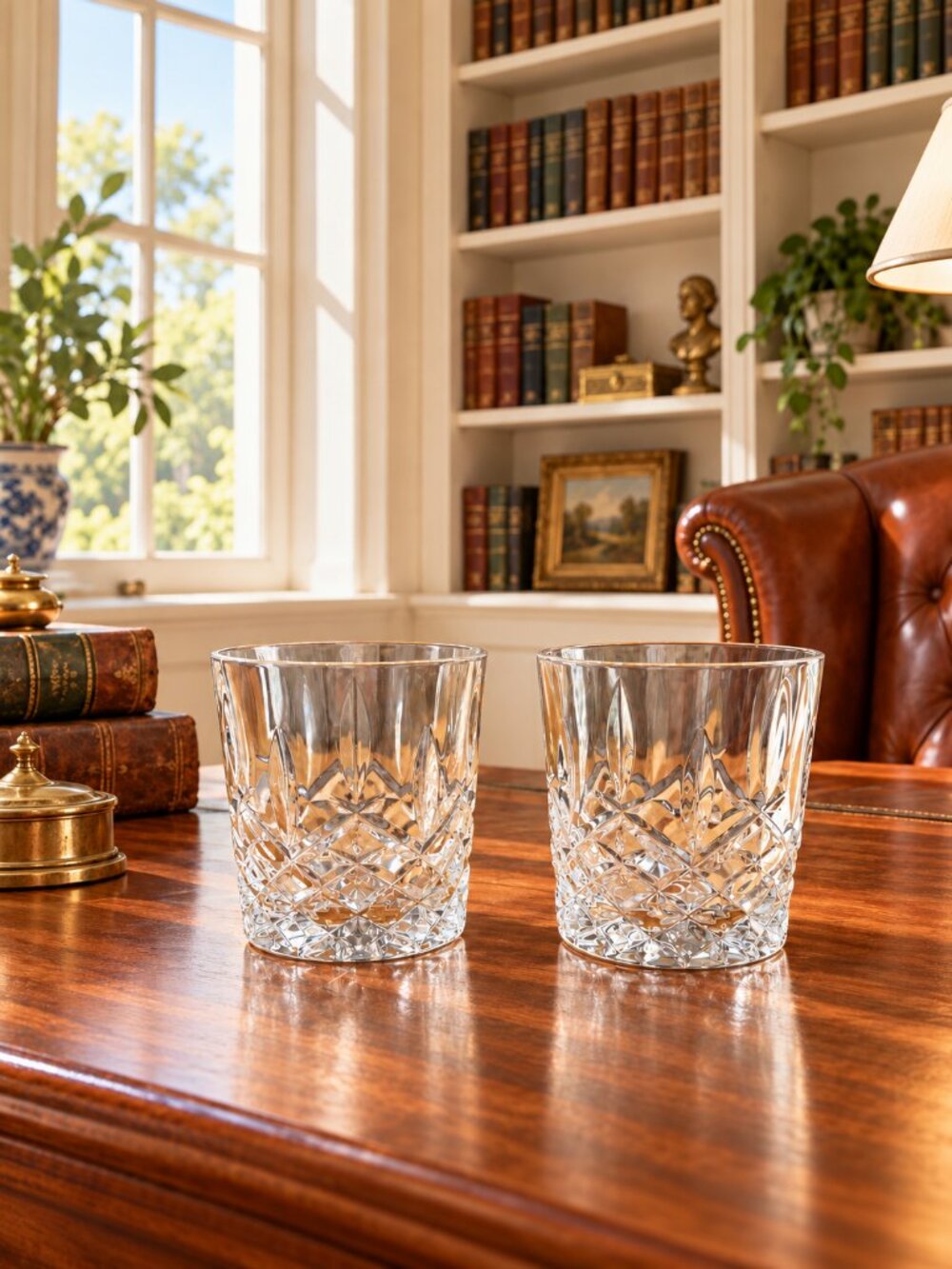 Marquis By Waterford Crystal Markham Double Old Fashioned Set of 2 Glasses New
